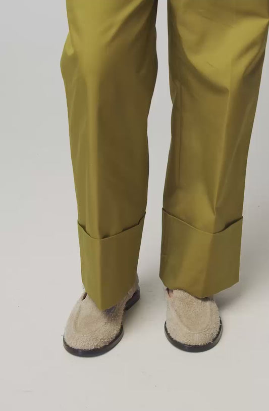 Video of flat mary-jane shoes brushed suede in a sand colour