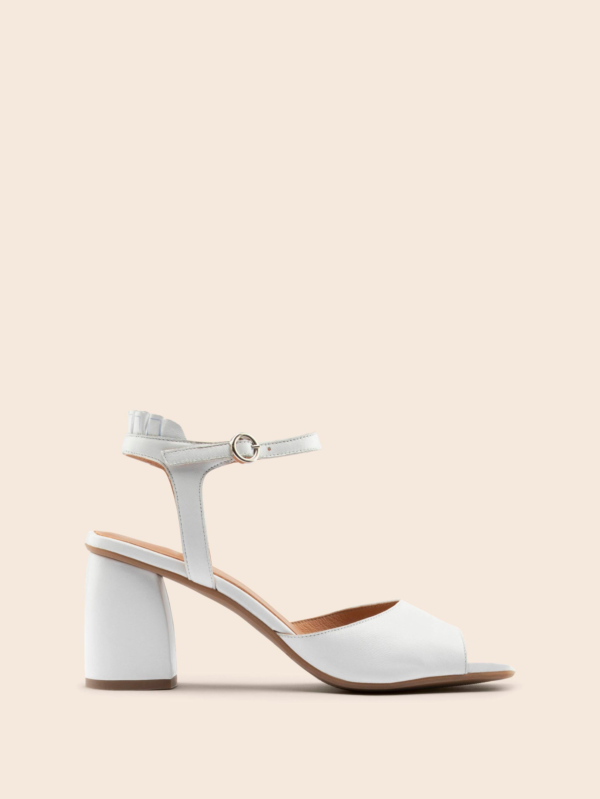 Zamora White Heel
